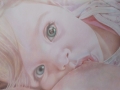 The look, coloured pencils on paper, 35x50cm, 2014